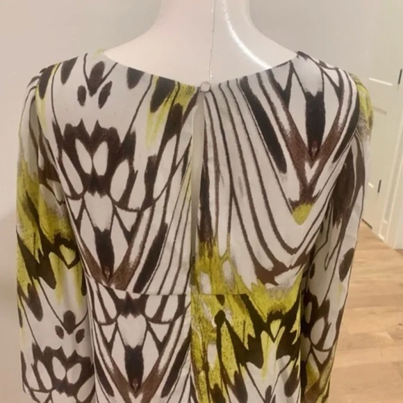 Elegant Multicolor Patterned Dress - Picture 3 of 9